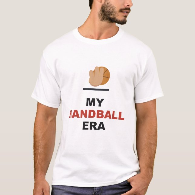 T-shirt Mon ère de handball (Devant)