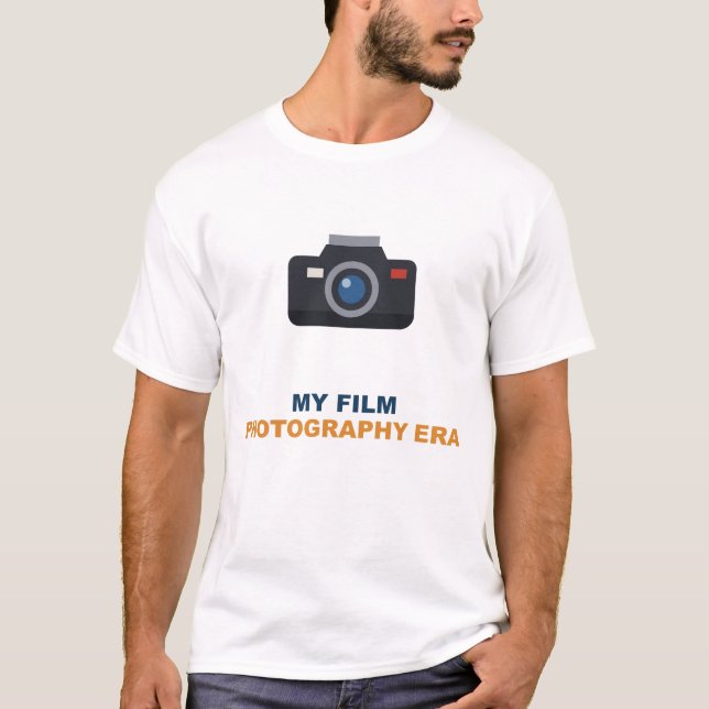 T-shirt Mon Ère de Photographie sur Pellicule (Devant)