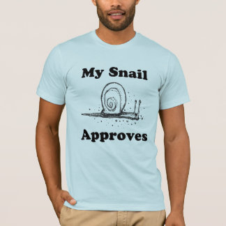 T-shirt Mon escargot approuve
