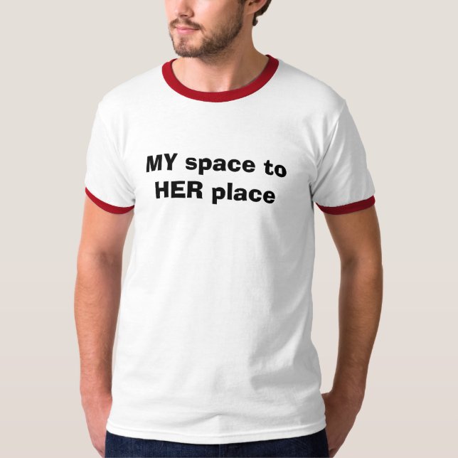 T-shirt MON espace à SON endroit (Devant)