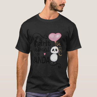 T-shirt Mon Esprit Animal Est Un Panda I Panda Ours I Pand