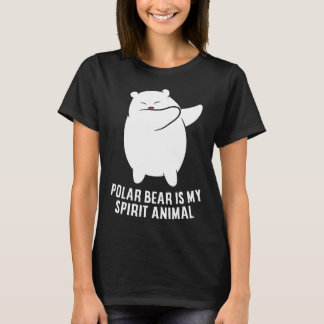 T-shirt Mon Esprit Animal Polaire Ours Mélange Ours Polair