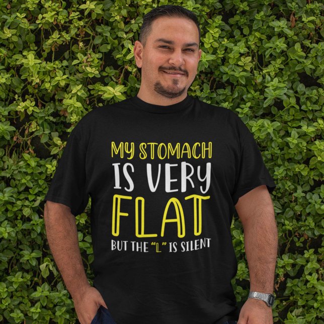 T-shirt Mon Estomac Est Très Plat (my stomach is very flat shirt)