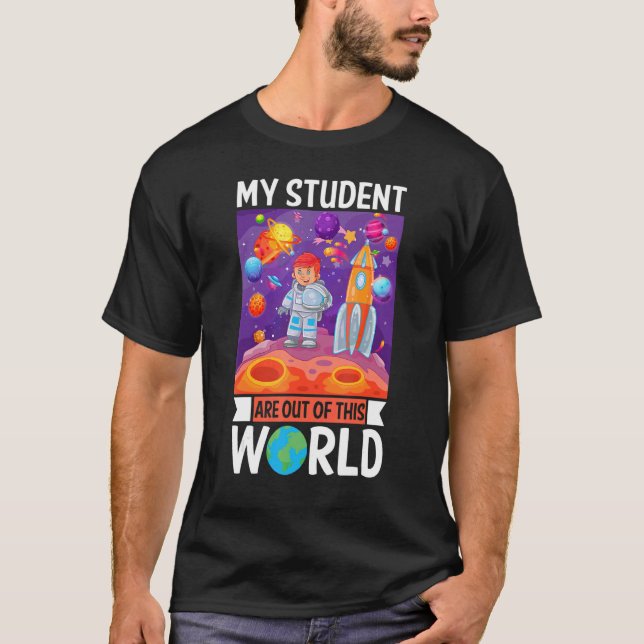 T-shirt Mon Étudiant N'Est Plus Dans Ce Monde Enseignant E (Devant)
