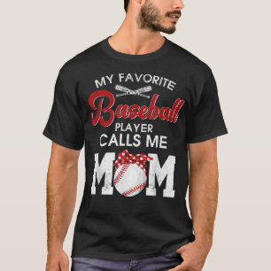 T-shirt Mon Favori Baseball M'Appelle Maman Baseball Maman