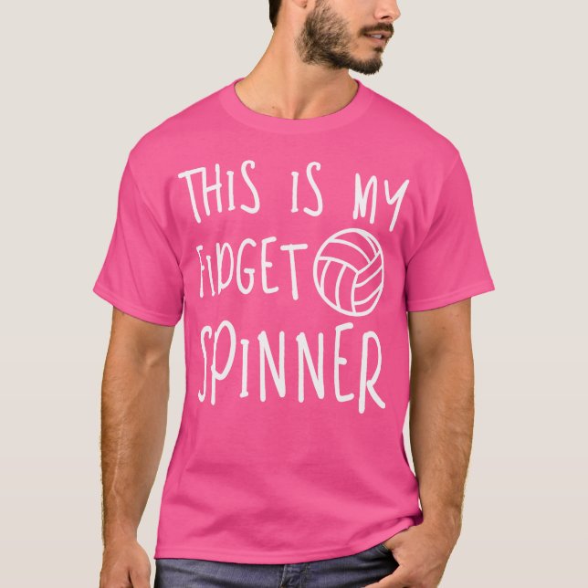 T-shirt Mon Fidget Spinner Volleyball (Devant)