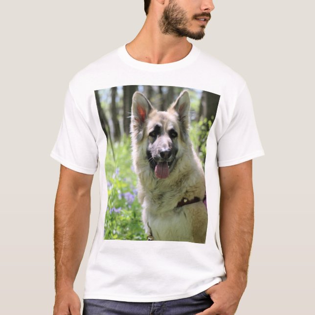 T-shirt Mon fillette homme tee (Devant)