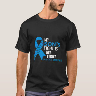 T-shirt Mon Fils Combattre Est Mon Combattre Le Diabète Ty
