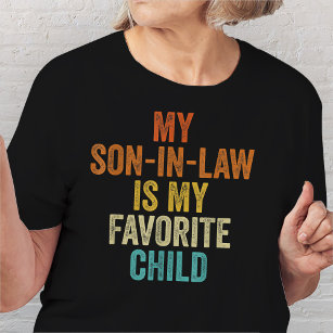 T-shirt Mon Fils En Droit Est Ma Famille D'Enfants Préféré