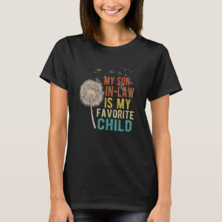 T-shirt Mon Fils En Droit Est Mon Dandelion Favori Enfant
