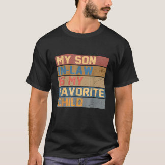 T-shirt Mon Fils En Droit Est Mon Enfant Favori Amusant Fa