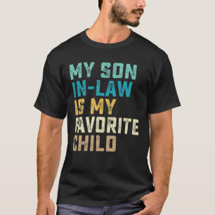 T-shirt Mon Fils En Droit Est Mon Enfant Favori Drôle Humo