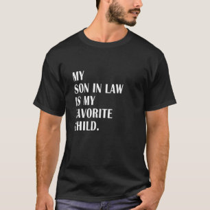 T-shirt Mon Fils En Droit Est Mon Enfant Favori Étape Papa
