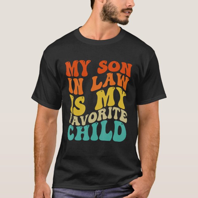 T-shirt Mon Fils En Droit Est Mon Enfant Favori Famille Ré (Devant)