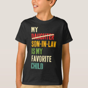 T-shirt Mon Fils En Droit Est Mon Enfant Favori Humours Pè