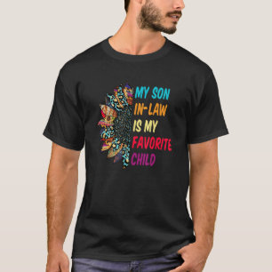 T-shirt Mon Fils En Droit Est Mon Enfant Favori Tournesol