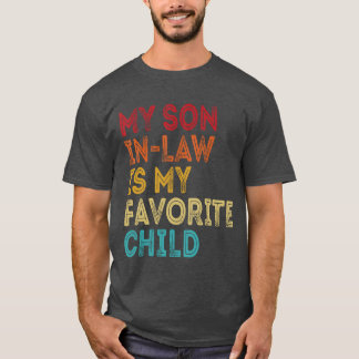 T-shirt Mon Fils En Droit Est Mon Enfant Préféré