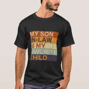 T-shirt Mon Fils En Droit Est Mon Enfant Préféré