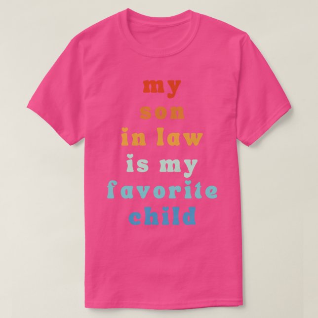 T-shirt Mon Fils En Droit Est Mon Enfant Préféré 53 (Design devant)
