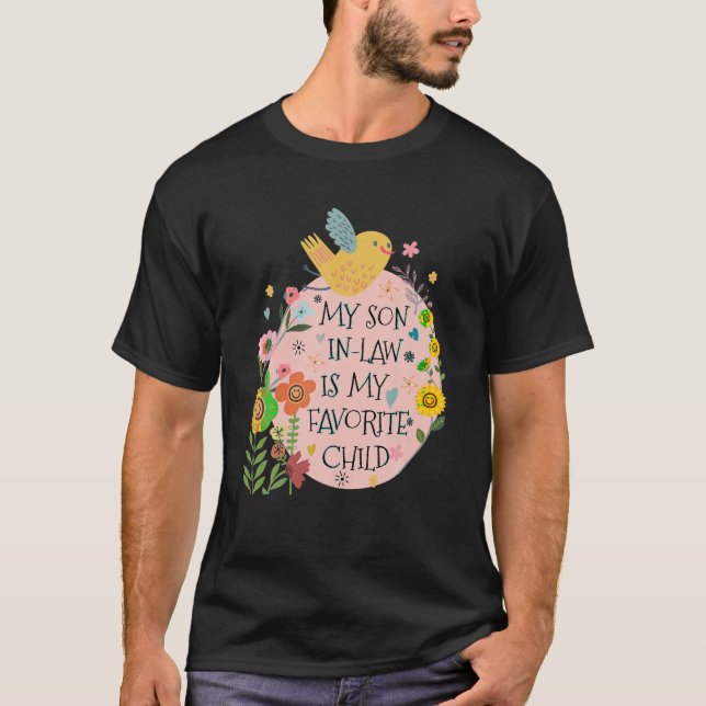 T-shirt Mon Fils En Droit Est Mon Enfant Préféré Drôle Pou (Devant)