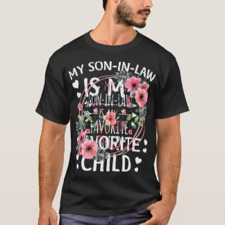 T-shirt Mon Fils En Droit Est Mon Enfant Préféré Mère En D