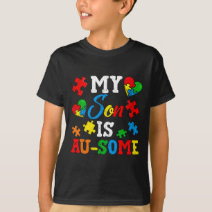 T-shirt Mon Fils Est Au-some Sensibilisation sur l'autisme