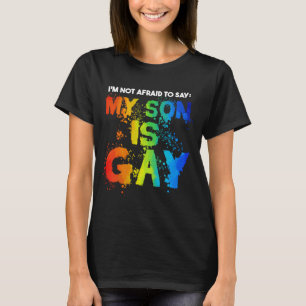 T-shirt Mon fils est le mois Gay pride LGBT LGBTQ Maman