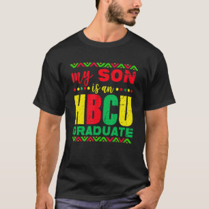 T-shirt Mon fils est un diplômé HBCU Historique noir Colle