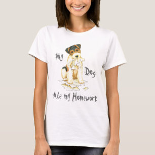 T-shirt Mon fils Fox Terrier m'a acheté