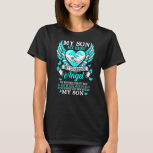 T-shirt Mon Fils Mon Héros Mon Ange Gardien N'Est Jamais P