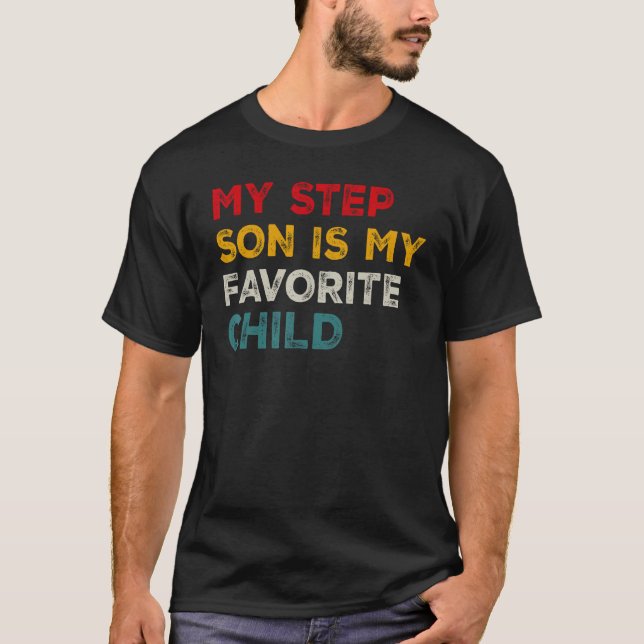 T-shirt Mon Fils pas est Mon Enfant Favori pas père pères (Devant)