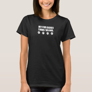 T-shirt Mon Fourrure Baby Pense Que Je Suis Propriétaire C