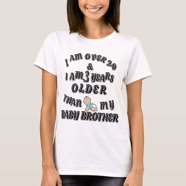 T-SHIRT MON FRÈRE BÉBÉ (Devant)