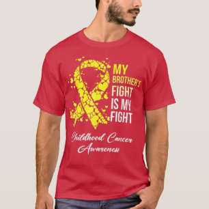 T-shirt Mon Frère combat est ma lutte contre le cancer de