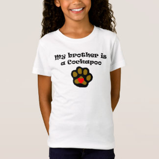 T-Shirt Mon frère est un Cockapoo