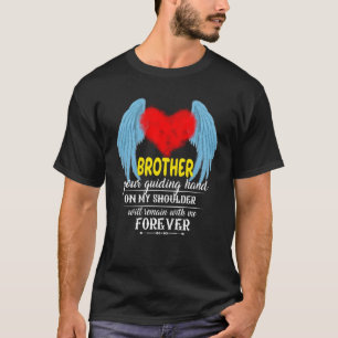 T-shirt Mon Frère Mon Ange Gardien Au Ciel Manquant Mon