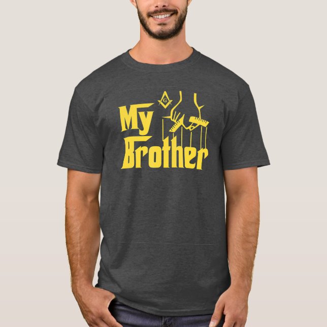 T-shirt Mon frère par Kuyang Freemason (Devant)