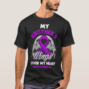 T-shirt Mon frère's Wings Cover My Heart End Overdose 1