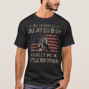 T-shirt Mon garçon préféré de Jiu Jitsu m'appelle Petit Fr