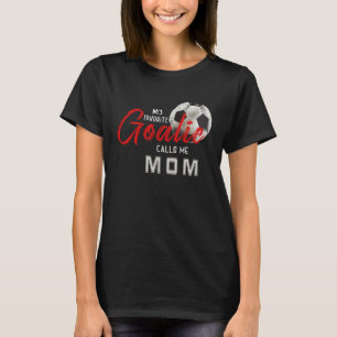 T-shirt Mon gardien préféré m'appelle Maman Joueur de socc
