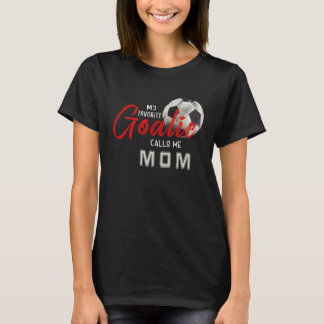 T-shirt Mon gardien préféré m'appelle Maman Joueur de socc