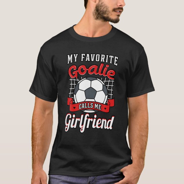 T-shirt Mon gardien préféré m'appelle une amie de football (Devant)