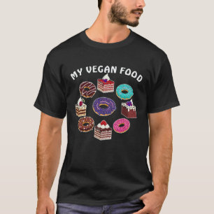 T-shirt Mon gâteau de nourriture végane Muffin Pâtisserie