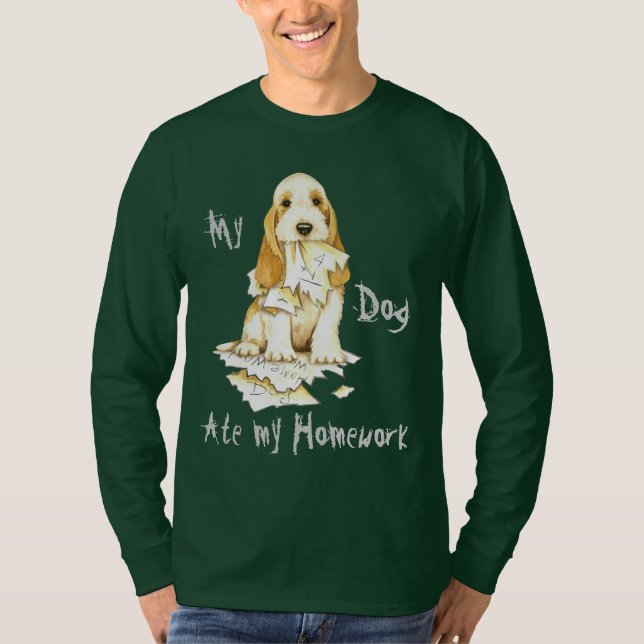 T-shirt Mon GBGV a mangé mes devoirs (Devant)