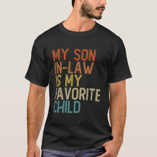T-shirt Mon gendre est mon enfant préféré Belle-mère