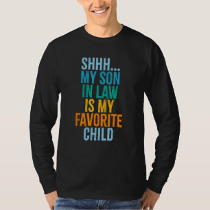 T-shirt Mon gendre est mon enfant préféré Drôle Papa Maman