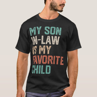T-shirt Mon gendre est mon enfant préféré Drôles de pères