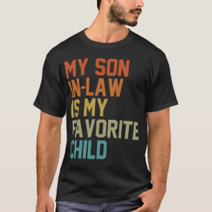 T-shirt Mon gendre est mon enfant préféré Humour familial 