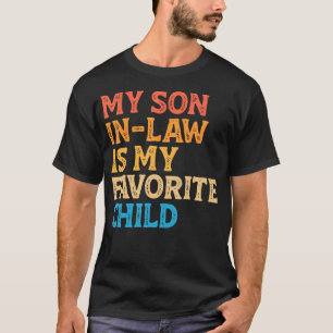 T-shirt Mon gendre est mon enfant préféré Maman Papa drôle
