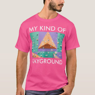 T-shirt Mon Genre D'Aire De Jeu Funny Rock Escalade Amoure